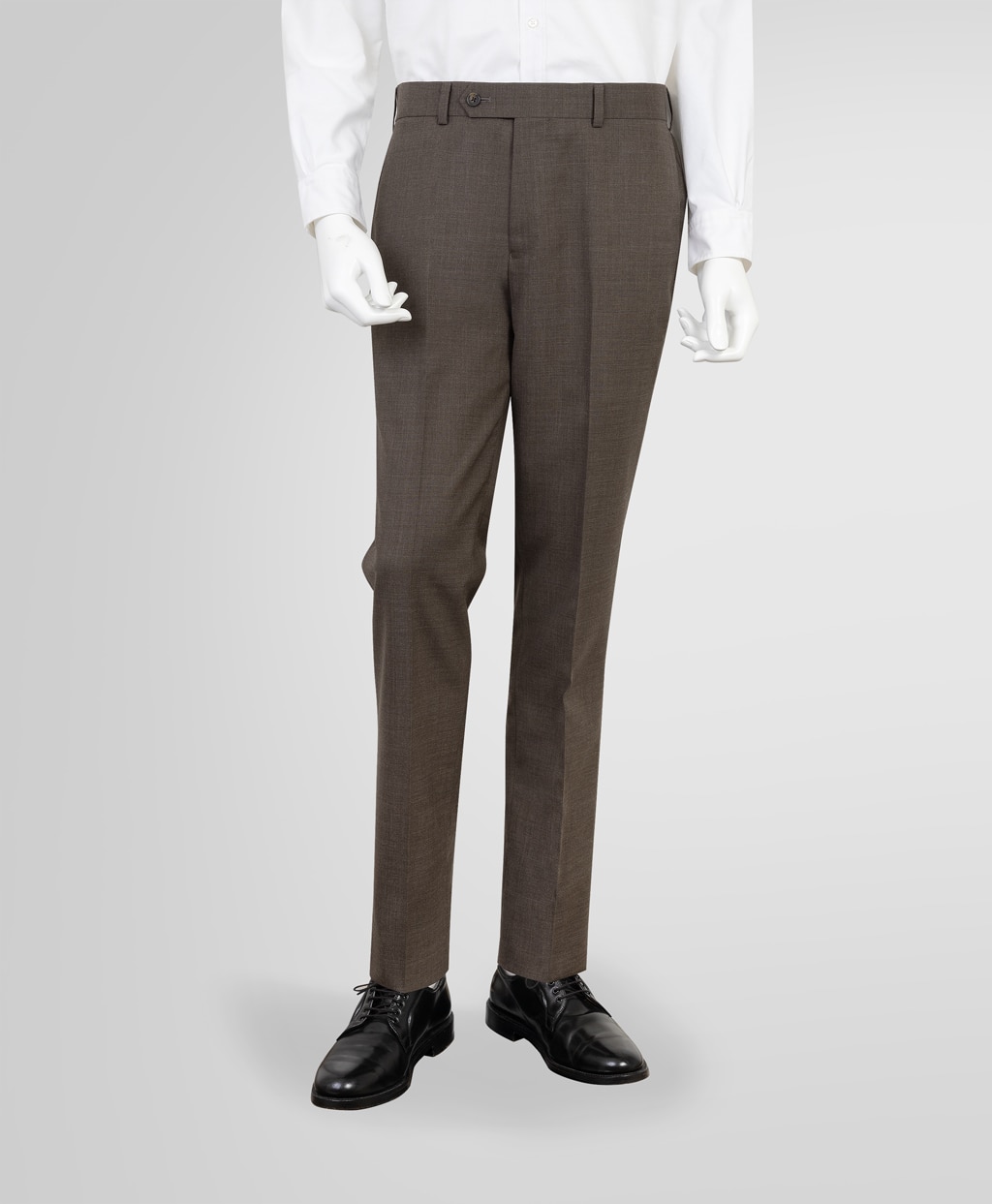 Brooks Brothers Explorer ウール プレーンフロント トラウザーズ Slim