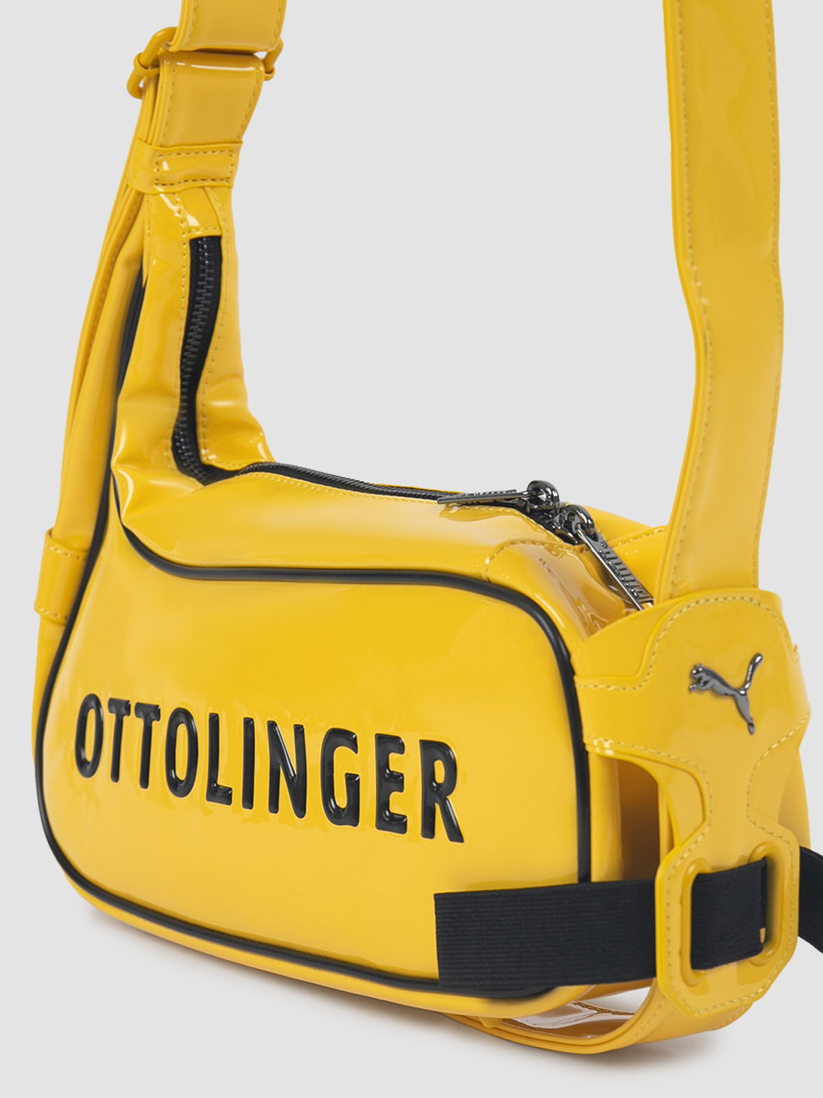 Leather PUMA X OTTOLINGER Bag in Lemon Chrome – PILLAR