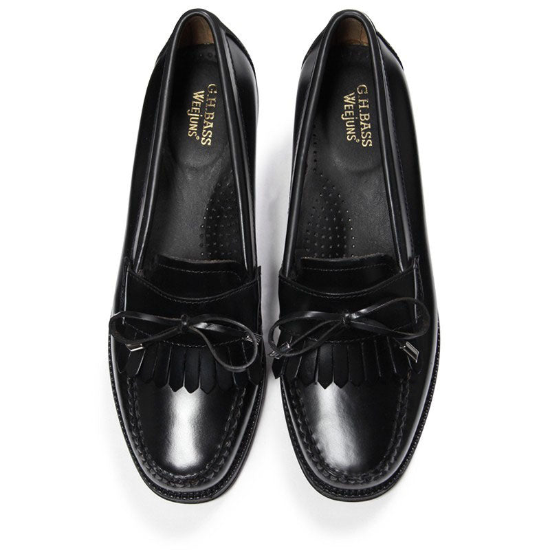 ローファー | 41724 ESTHER BOW / BLACK (RUBBER SOLE) - G.H.BASS