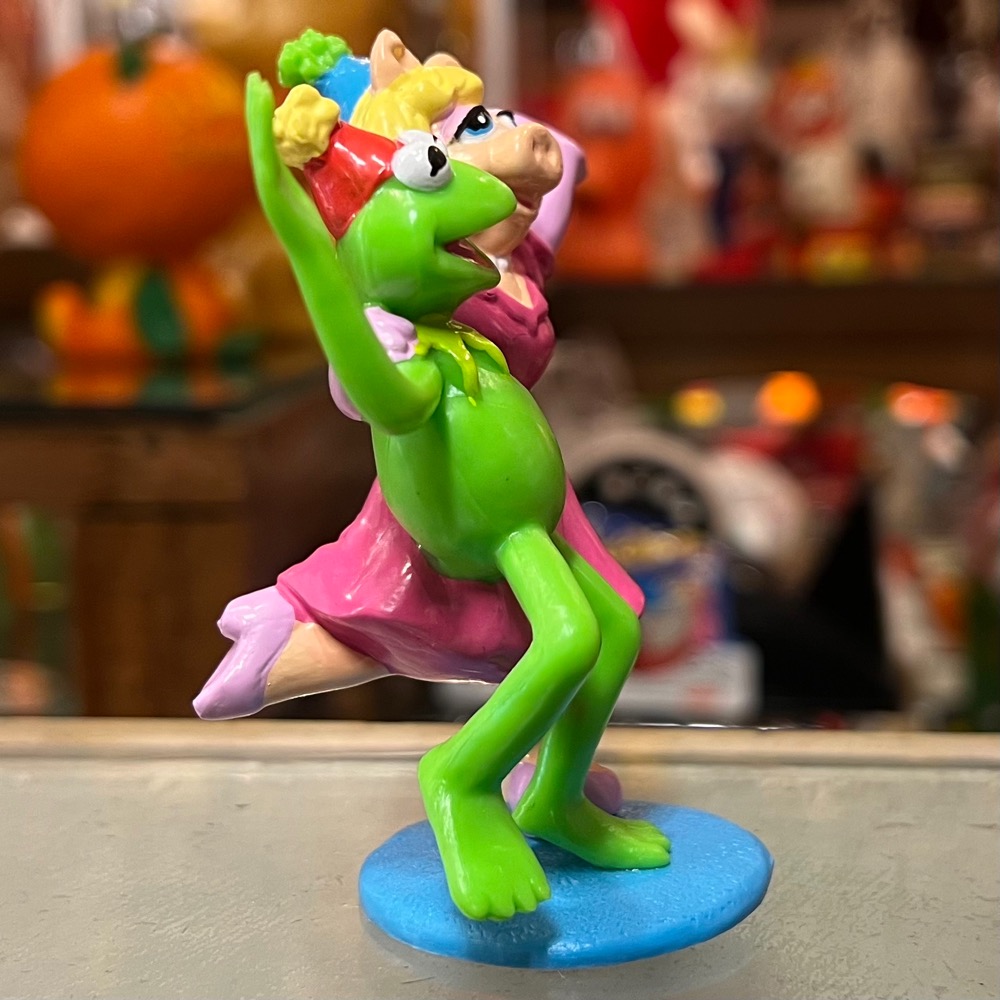 Kermit & Miss Piggy PVC Figures Applause カーミット & ミスピギー
