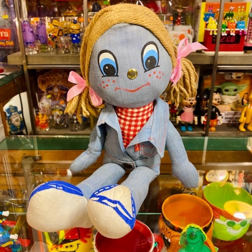 LEVI'S Denim Rag Doll 1970年代製 リーバイス デニムラグドール 41cm