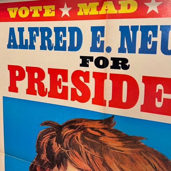 MAD MAGAZINE Alfred E.Neuman Vintage VOTE Poster マッドマガジン