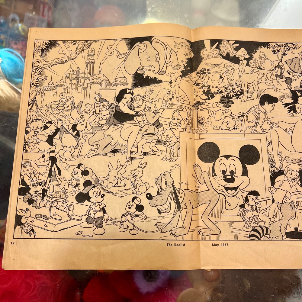 The Realist No.74 May,1967 The Disneyland Memorial Orgy 風刺雑誌