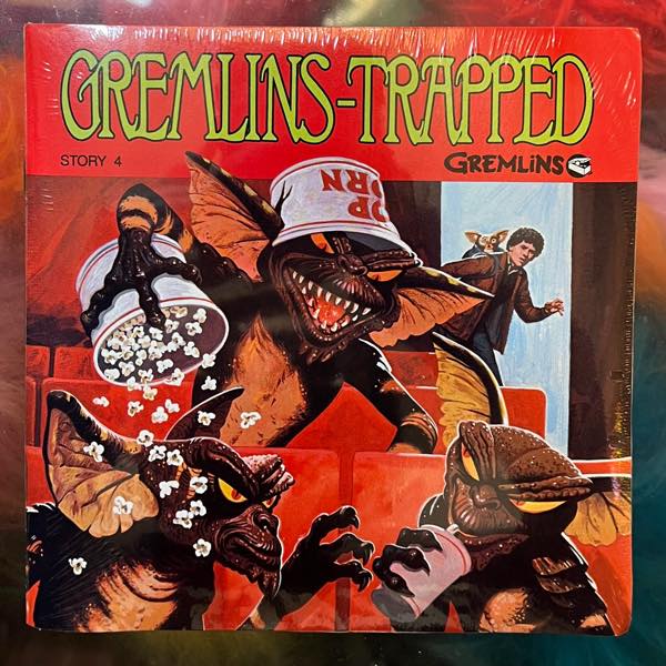 1980年代製 GREMLiNS グレムリン ストーリーブック ＆ レコード Story4