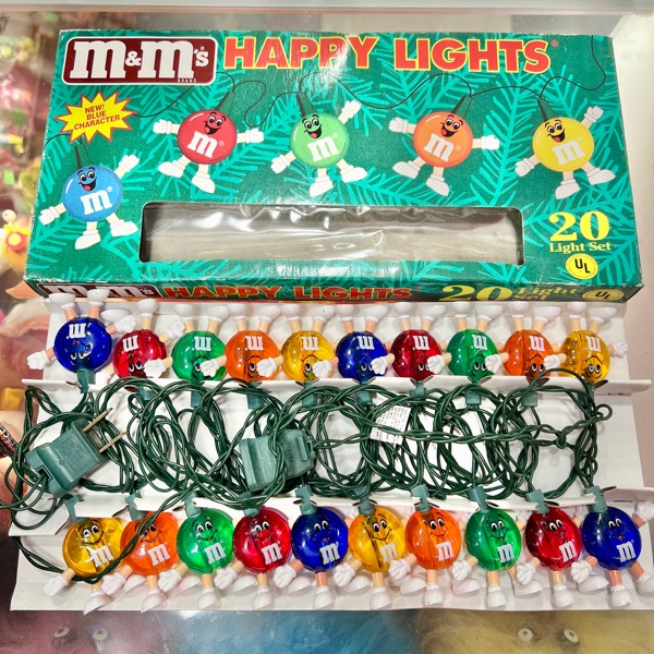 m&m's エムアンドエムズ ホリデー ハッピーライト 20連ストリング
