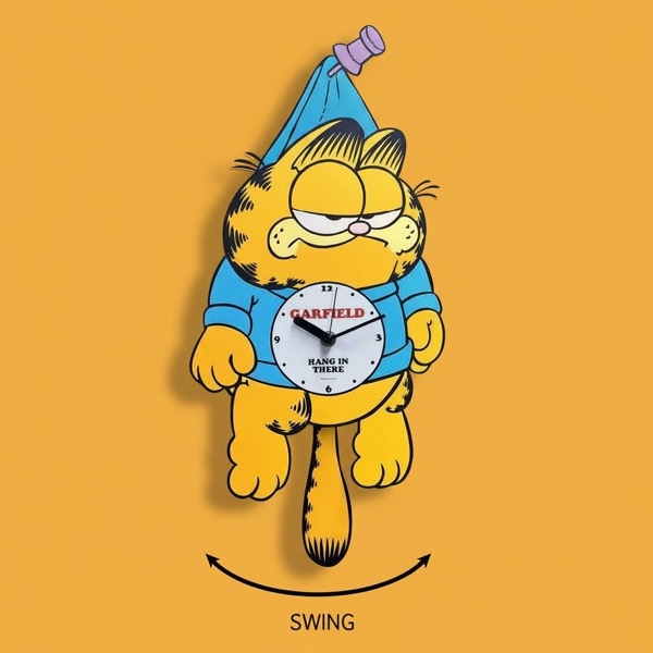 Garfield Swing Clock ガーフィールド スウィングクロック（振り子時計