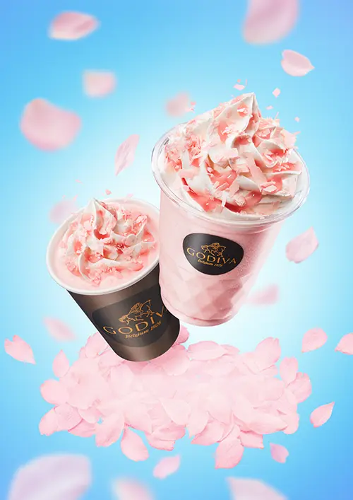 ショコリキサー さくら満開」「ホットショコリキサー さくら満開」｜GODIVA