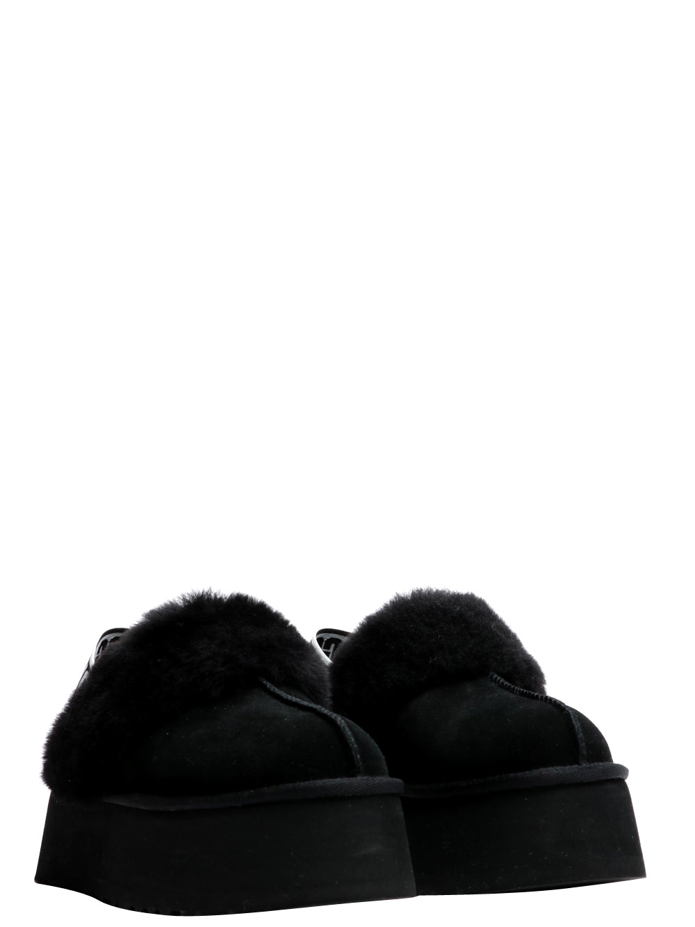 UGG Scarpe Slippers Funkette in Suede Nere FUNKETTE 1113474