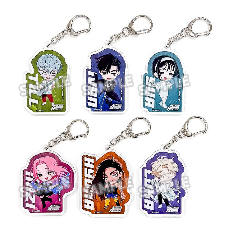 ALIEN STAGE Nendoroid Plus Acrylic Keychain Mizi/Sua/Till/Ivan