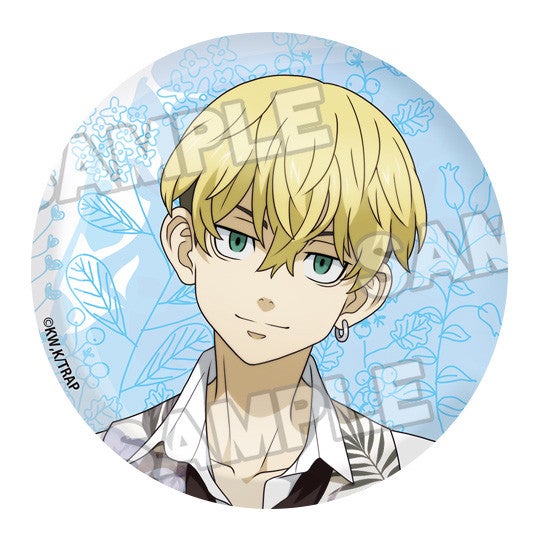 東京リベンジャーズ 描き下ろし缶バッジ 花垣武道/佐野万次郎/龍宮寺