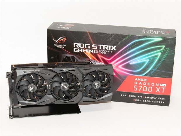ASUSのRX 5700 XT搭載ハイエンドカード「ROG-STRIX-RX5700XT-O8G