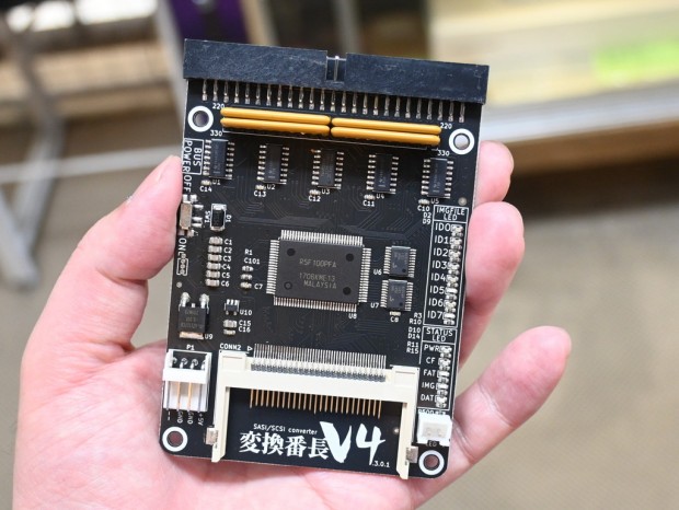 CFカードをSASI/SCSIに変換、レトロPCを復活させる「変換番長」の最新