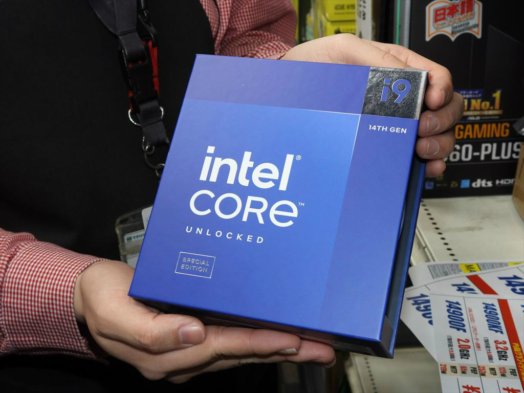 最高6.2GHz動作のフラッグシップCPU、Intel「Core i9-14900KS」アキバ