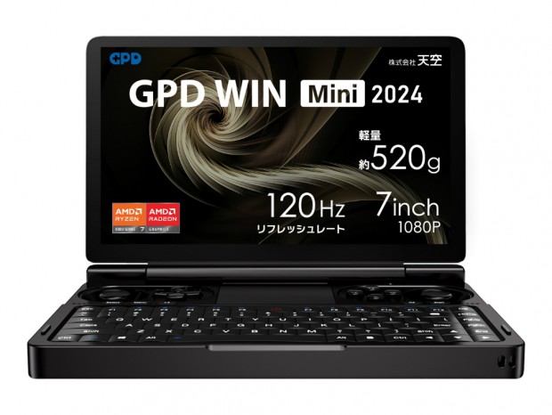Ryzen 7 8840U搭載7型ゲーミングノートPC「GPD WIN Mini 2024 国内正規