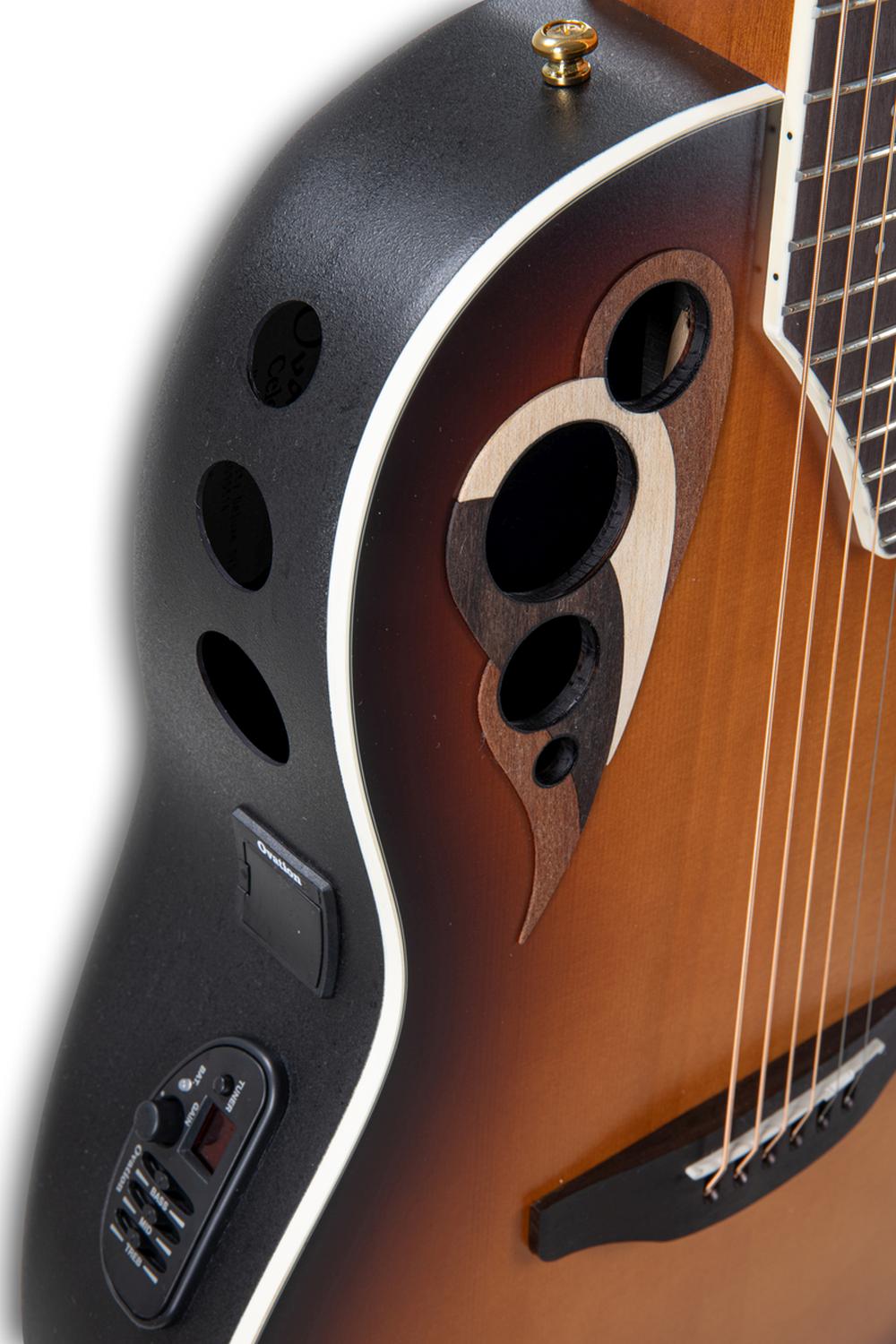 Ovation Celebrity Deluxe E-Acoustic Guitar CDX40-1-G, Vintage