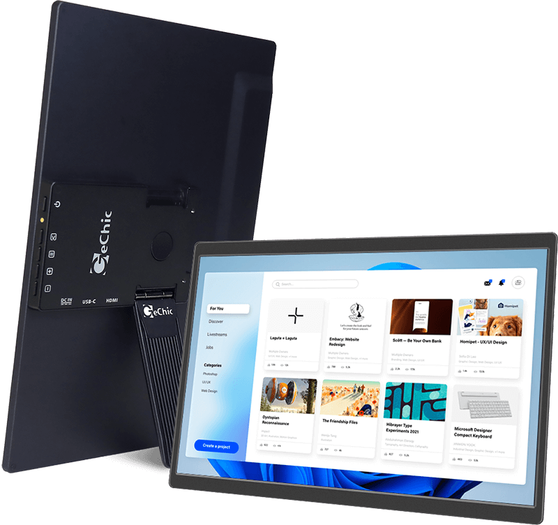 M141E モバイルモニター 14インチ 16:10 USB-C＆HDMI | Gechic