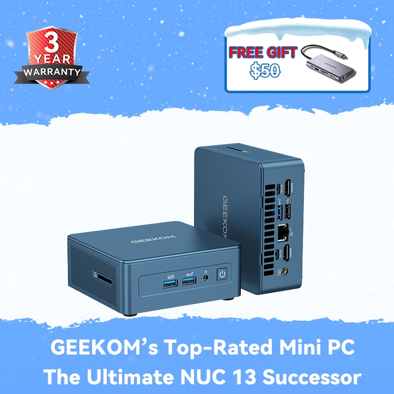 GEEKOM IT13 2026 Edition Mini PC with 13th Gen Intel i9