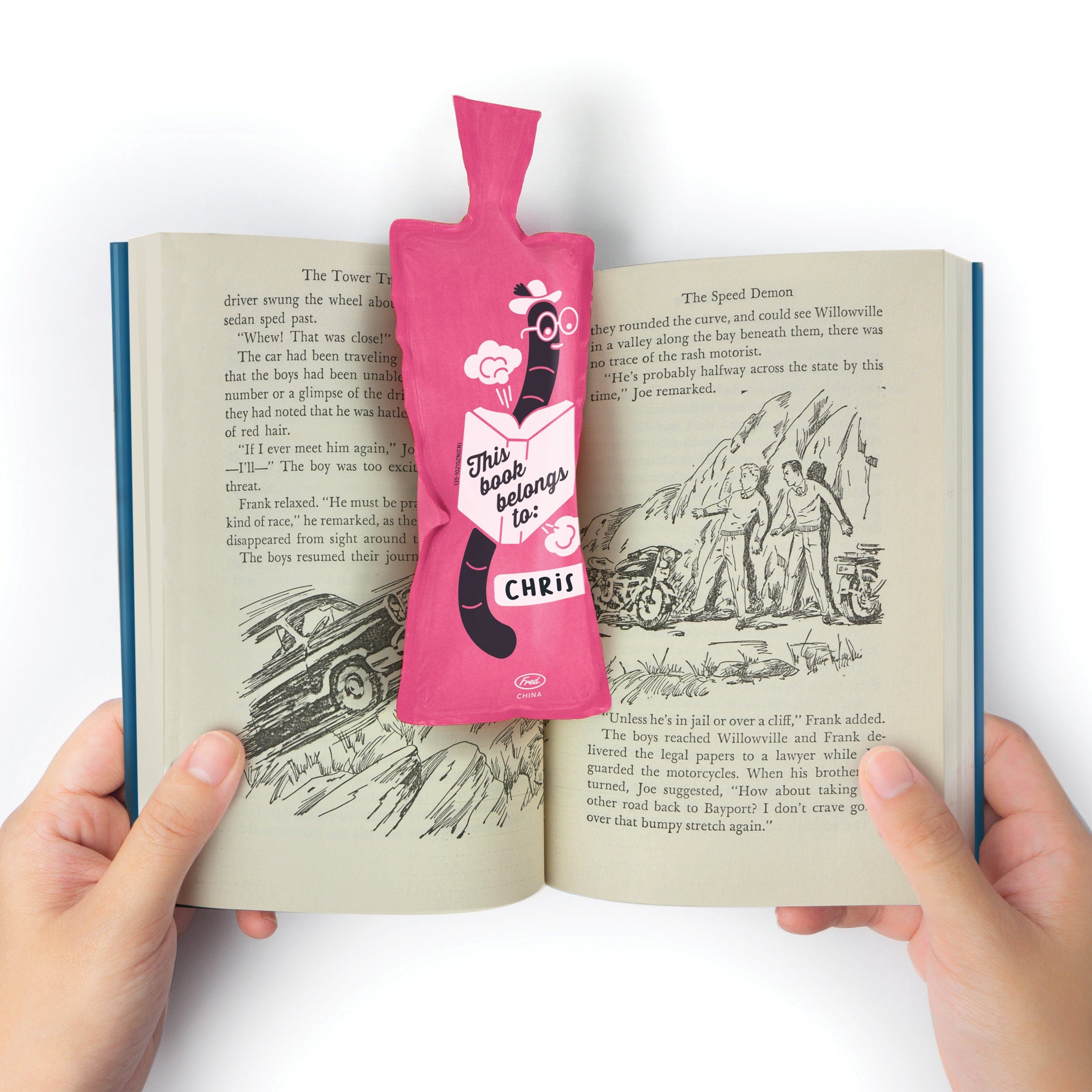 BOOKIE CUSHION – Set of 2 - Whoopee Cushion Bookmarks
