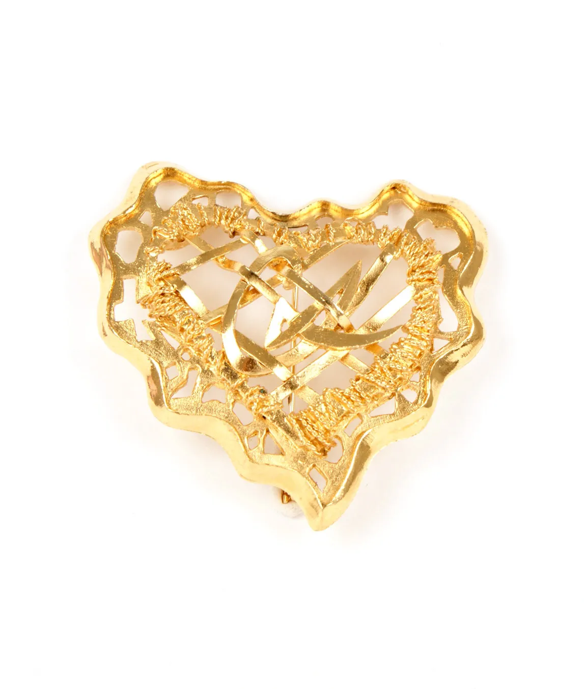 Christian Lacroix CL Heart Brooch | Gadelles Vintage