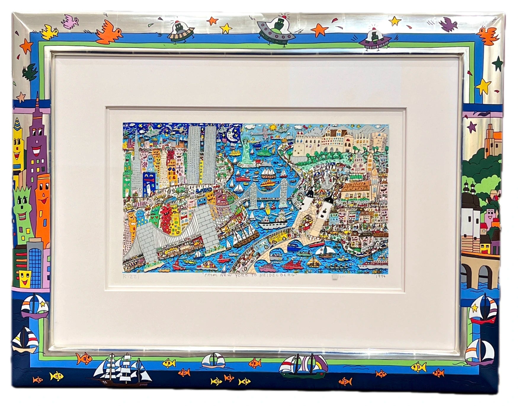 James Rizzi FROM NEW YORK TO HEIDELBERG 3D Currently out of stock