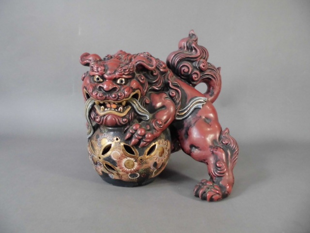 神奈川県 相模原市で九谷焼の獅子や日本各地の陶磁器（花瓶・皿）を買