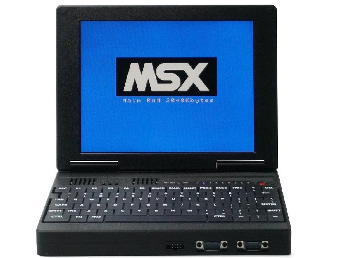 カートリッジ対応MSX互換機ノートPC「MSXBOOK」