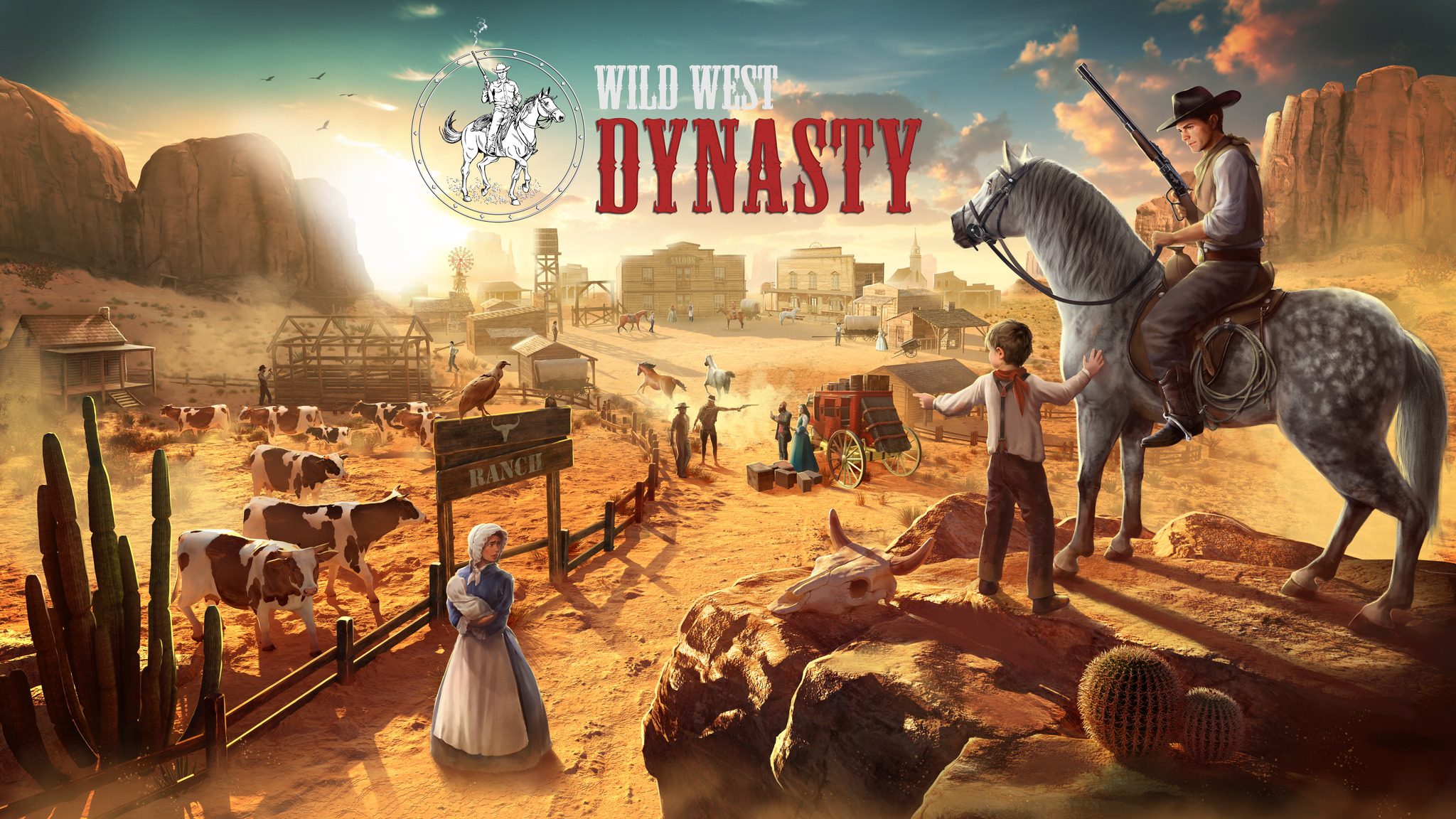 西部開拓時代オープンワールド『Wild West Dynasty』早期アクセス開始