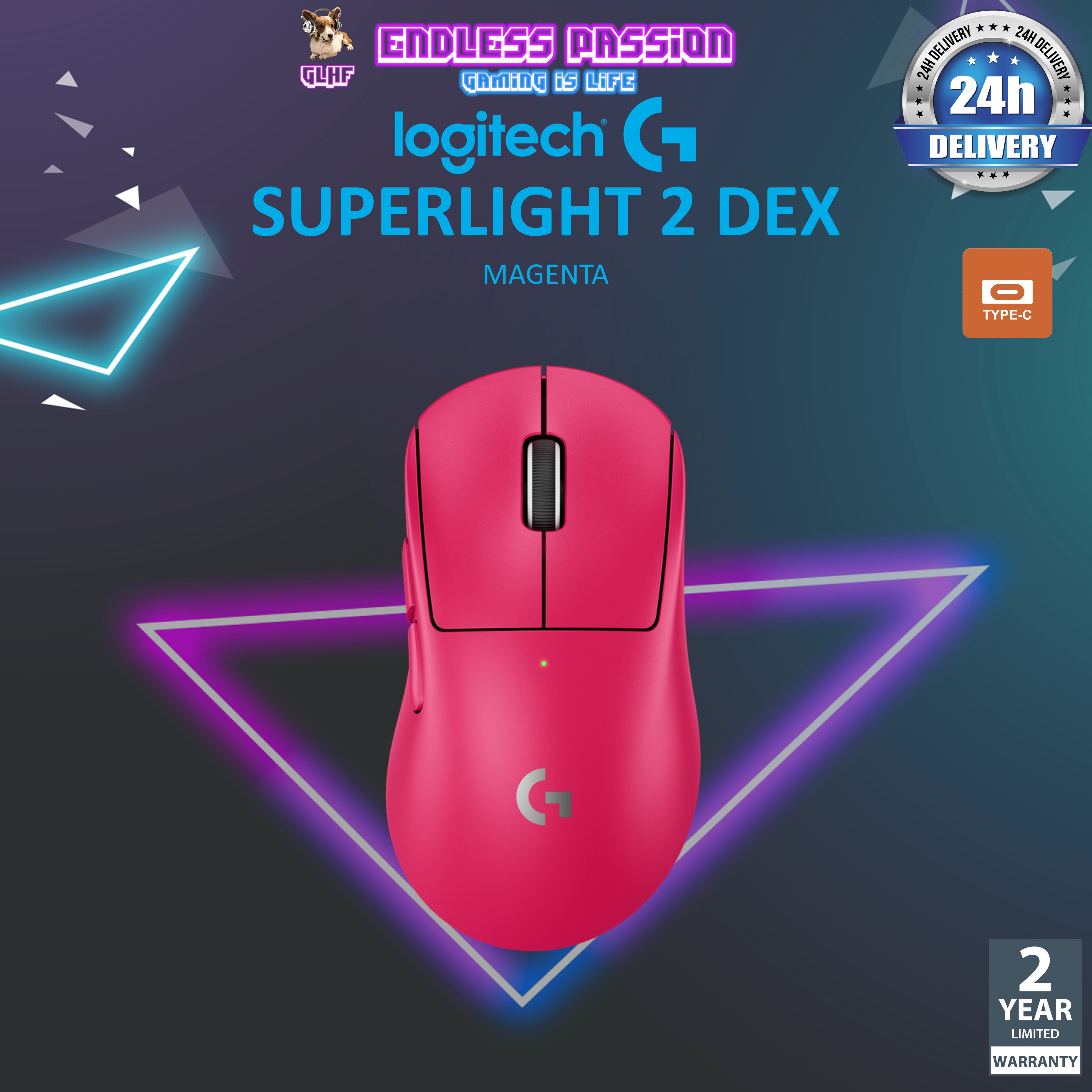 Logitech G Pro X Superlight 2 DEX Wireless Gaming Mouse – Endless