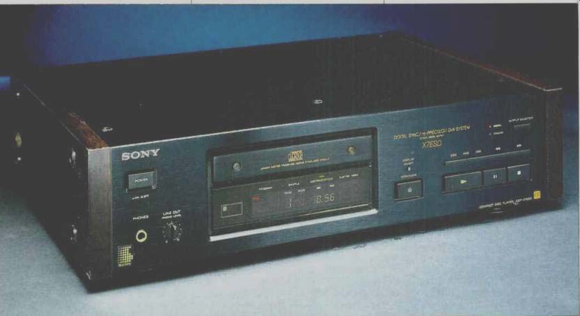 Sony CDP-X7ESD CD Player (Nov. 1989)