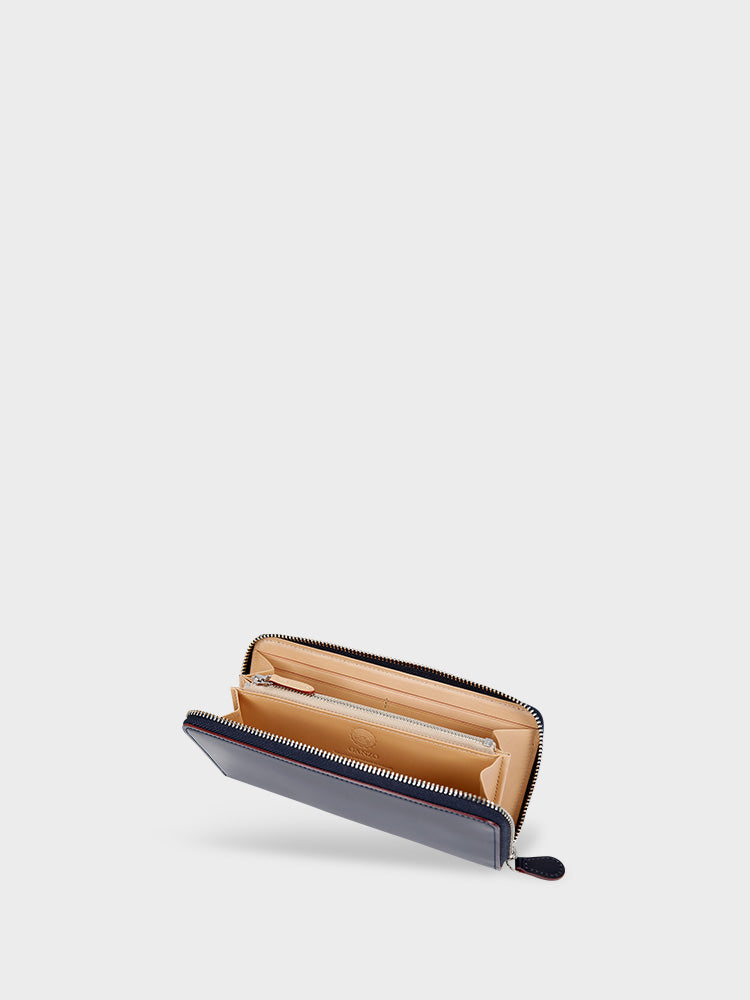 CORDOVAN Round Zipper Wallet – GANZO Official Store