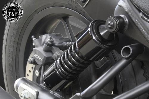 有限会社ガレージT&F / レブル250 ツインサスペンション280mm(ブラック)