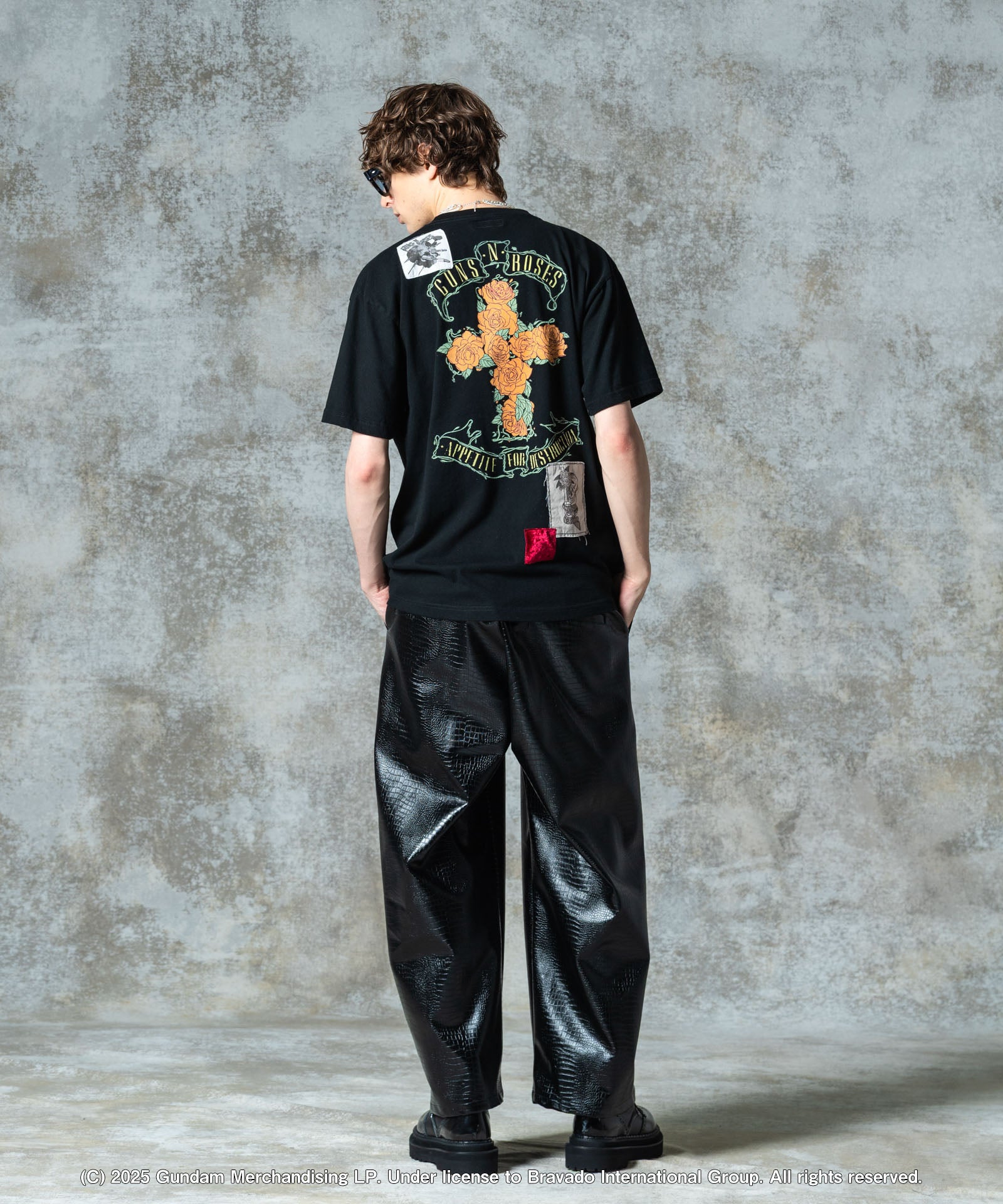 GB0325/CS02 : GUNS N' ROSES Cross T-Shirt / ガンズアンドローゼス