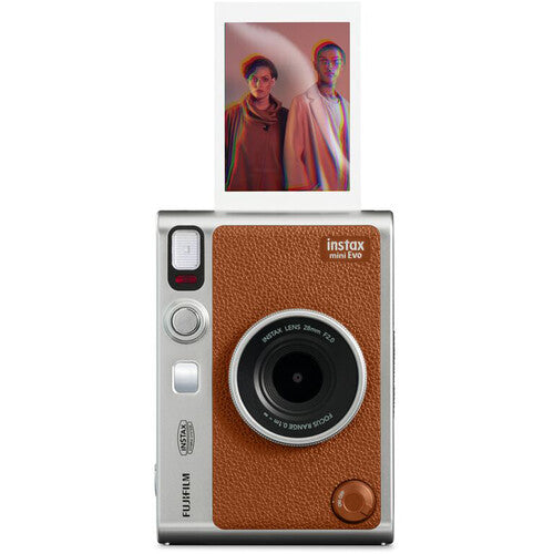 Fujifilm Instax Mini Evo Instant Camera - Brown — Glazer's Camera