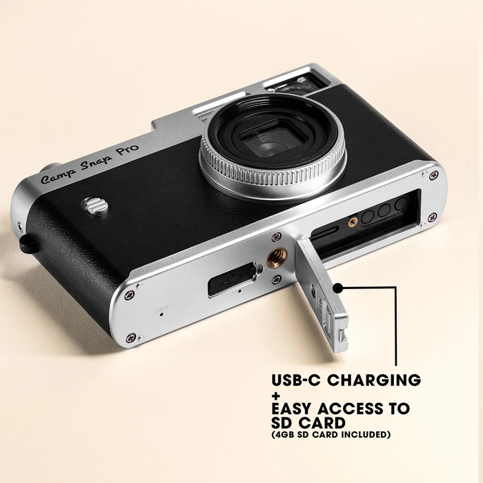 Camp Snap Pro Screen-Free Digital Camera - Silver — Glazer's Camera