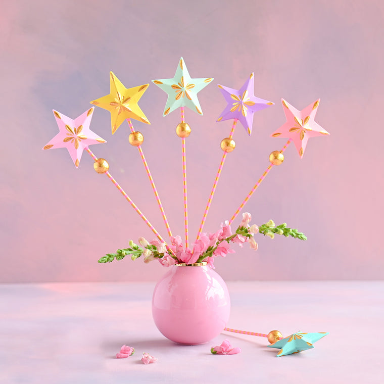 Hot Pink Stripe Boxes, Set of 2 - Glitterville Studios, LLC