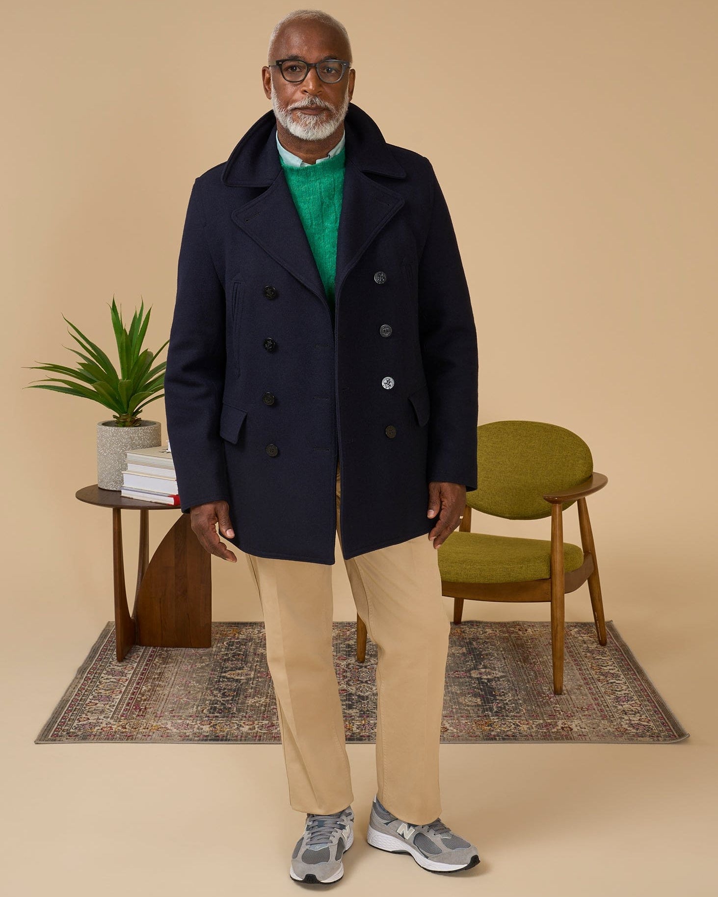 Men's Churchill Peacoat Navy | Gloverall