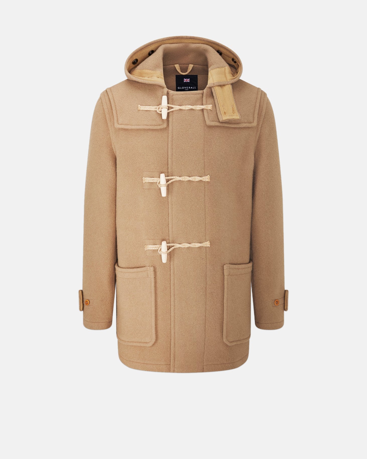 Men's Mid-Length Monty Duffle Coat Camel | Gloverall