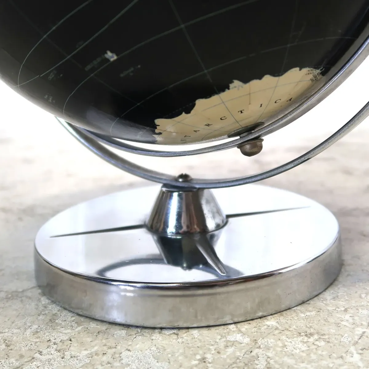 REPLOGLE社 アンティーク 黒地球儀 ブラックオーシャン ｜ glow ANTIQUES