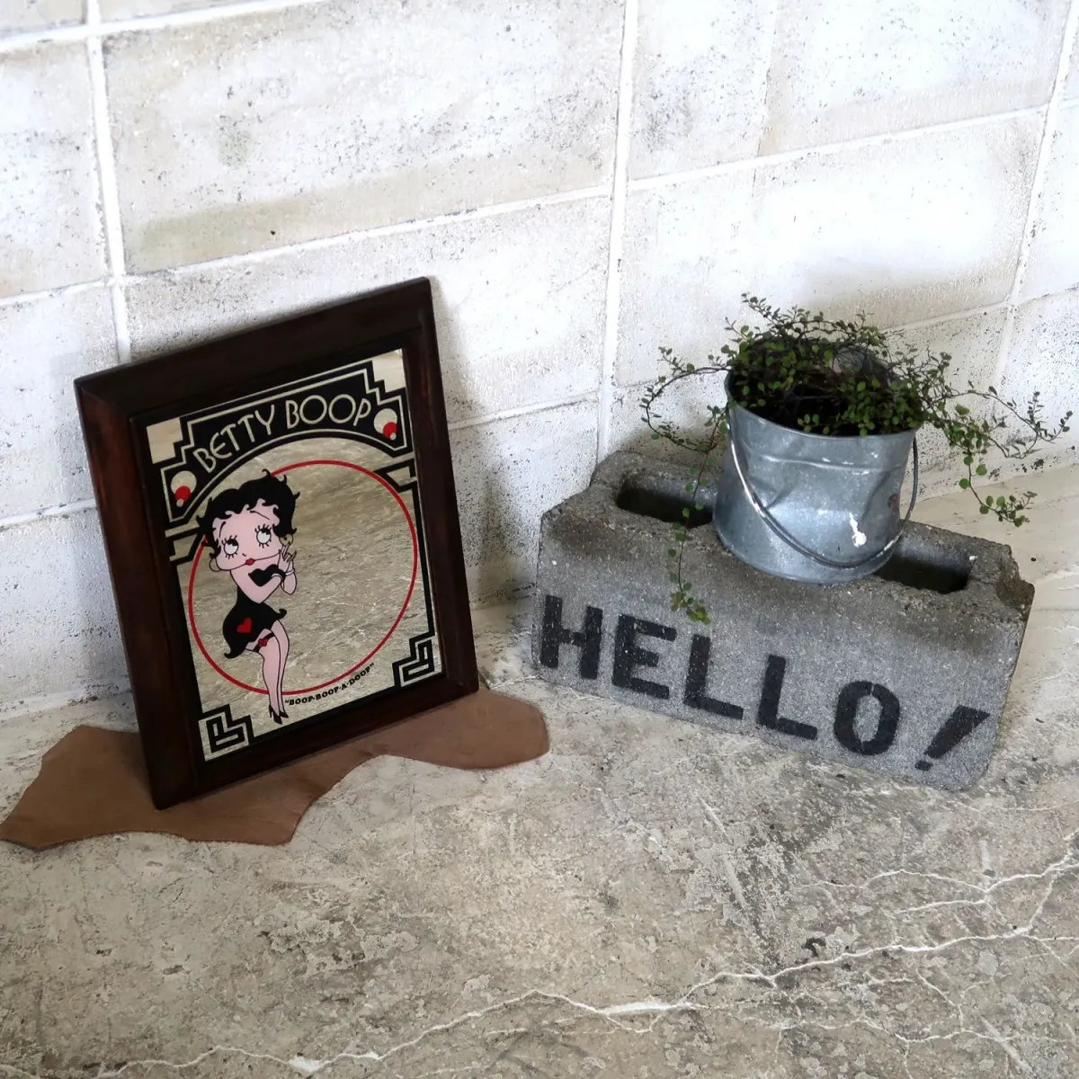 BETTY BOOP ビンテージ パブミラー ｜ glow ANTIQUES