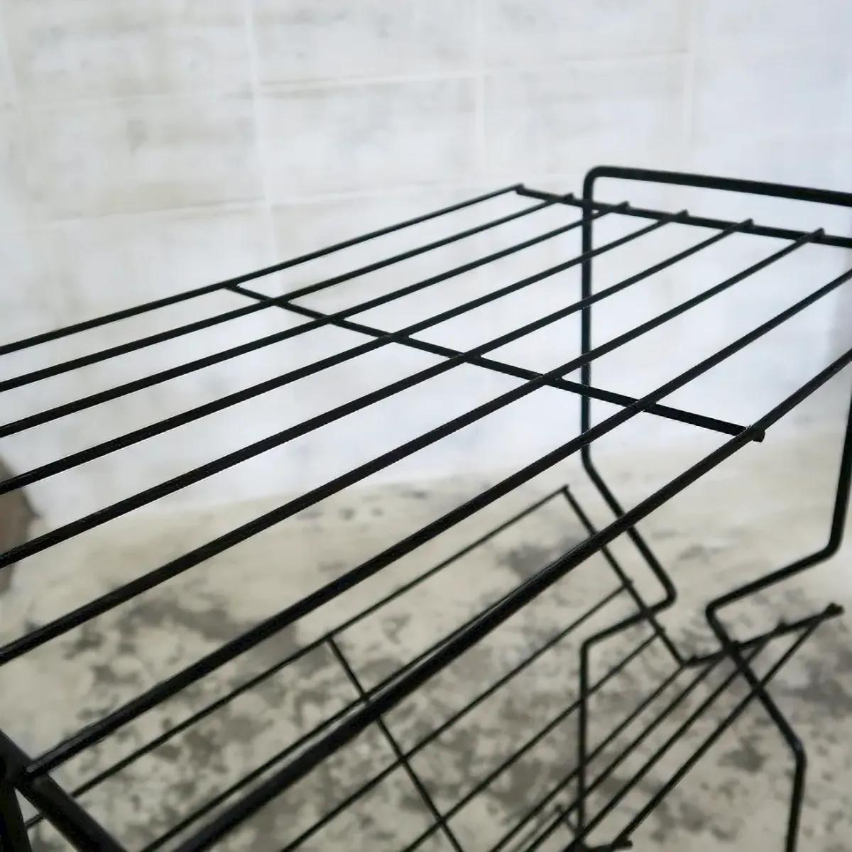 50's アイアンワイヤー レコードラック ｜ glow ANTIQUES