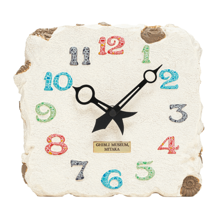 ジブリ美術館オリジナル モザイクタイル時計(壁掛け)｜三鷹の森ジブリ