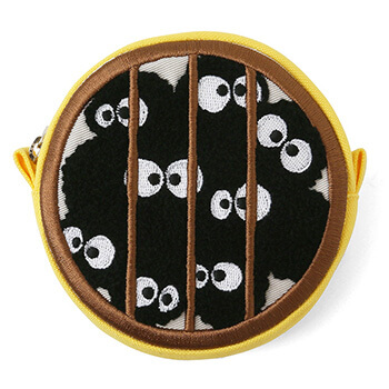 ジブリ美術館オリジナル マックロクロスケ潜水窓 刺繍ポーチ｜三鷹の森