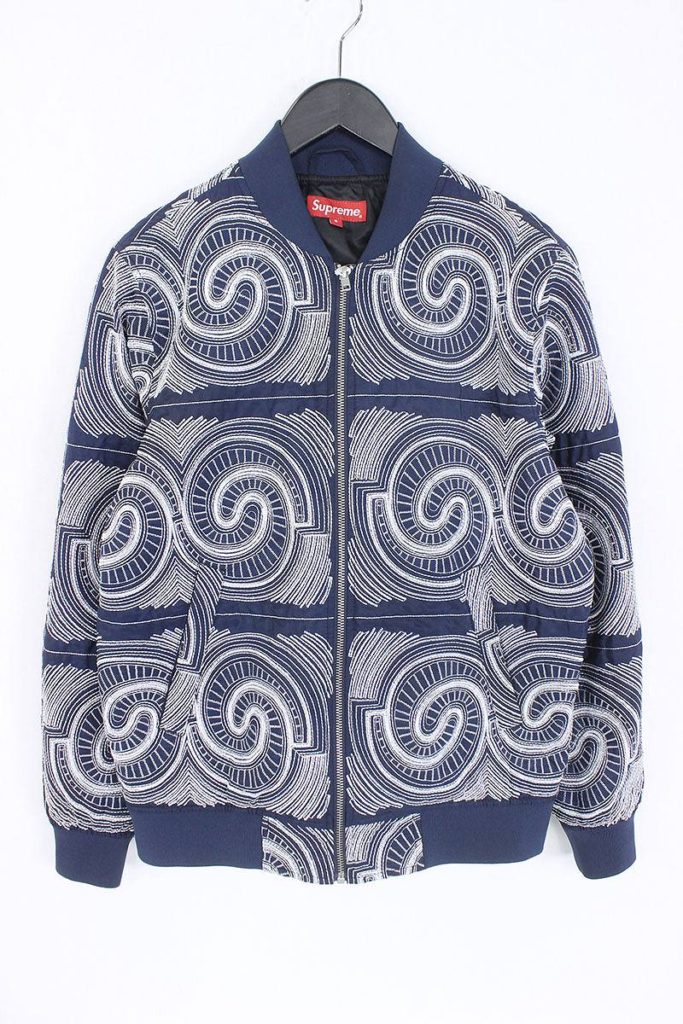 シュプリーム SUPREME Uptown Jacket 総刺繍ジップアップブルゾン の