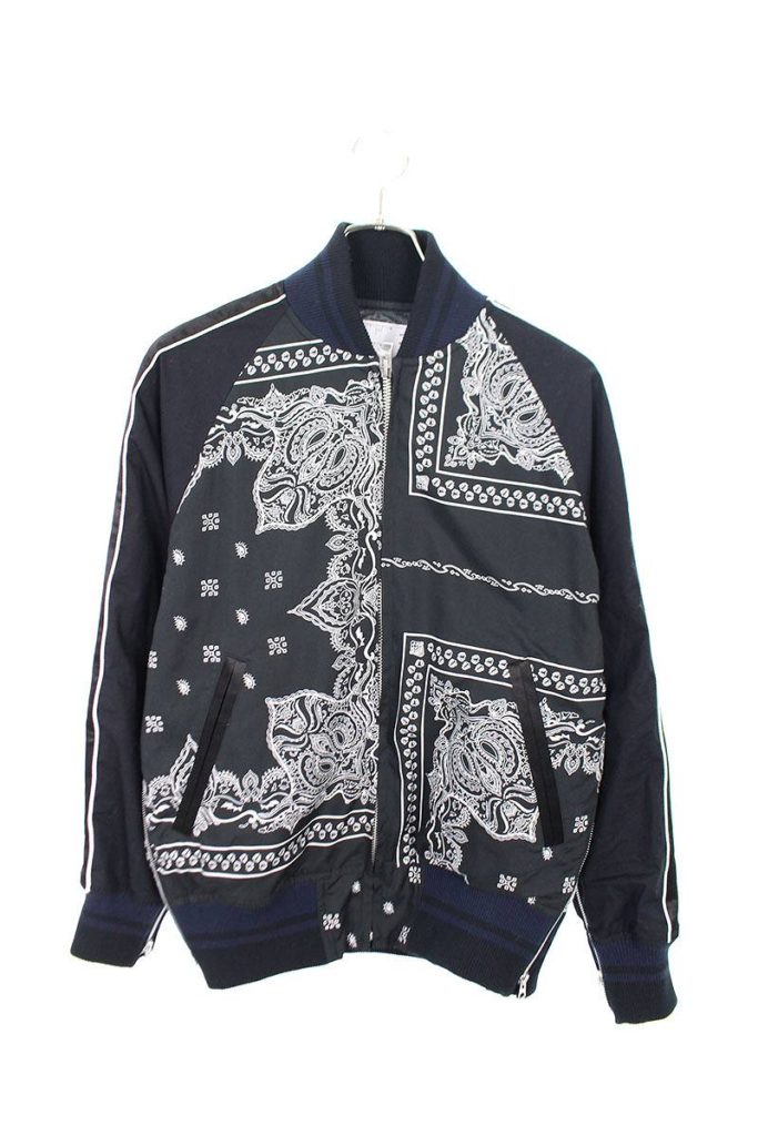 サカイ Sacai 19-01911M バンダナ柄スカジャンブルゾン の買取価格実績