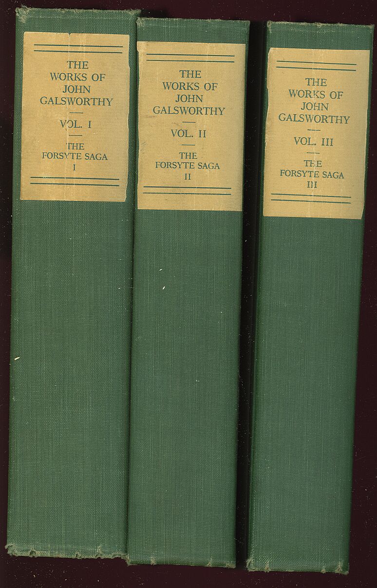 Forsyte Saga, Awakening and To Let, by John Galsworthy