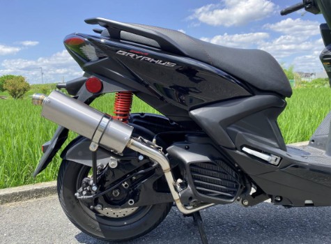 ガレージバル 100φ マフラー｜シグナスX／グリファス対応｜FP4ST専用