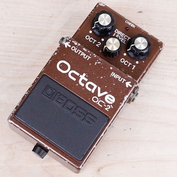 Boss OC-2 Octaver (1984 Black Label) Pedal Settings - Guitar Chalk