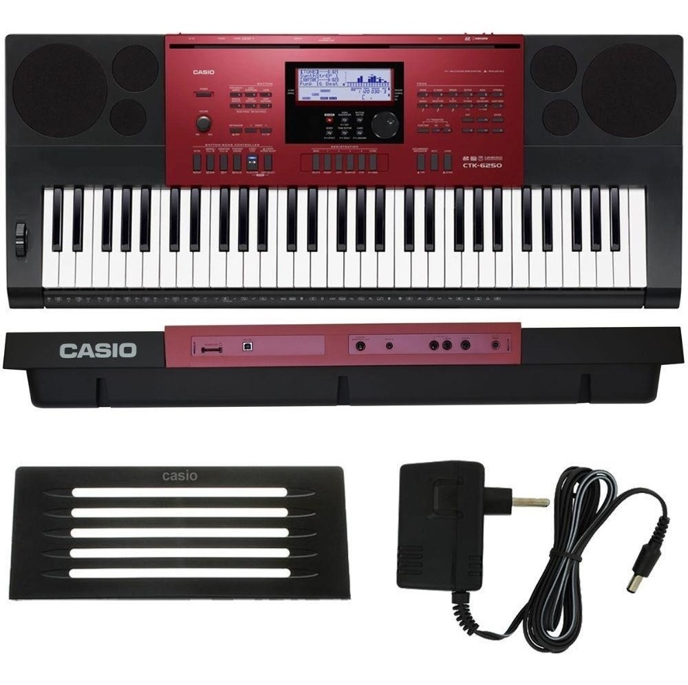 Casio CTK-6250 61 Key Touch Responsive Portable Keyboard | The