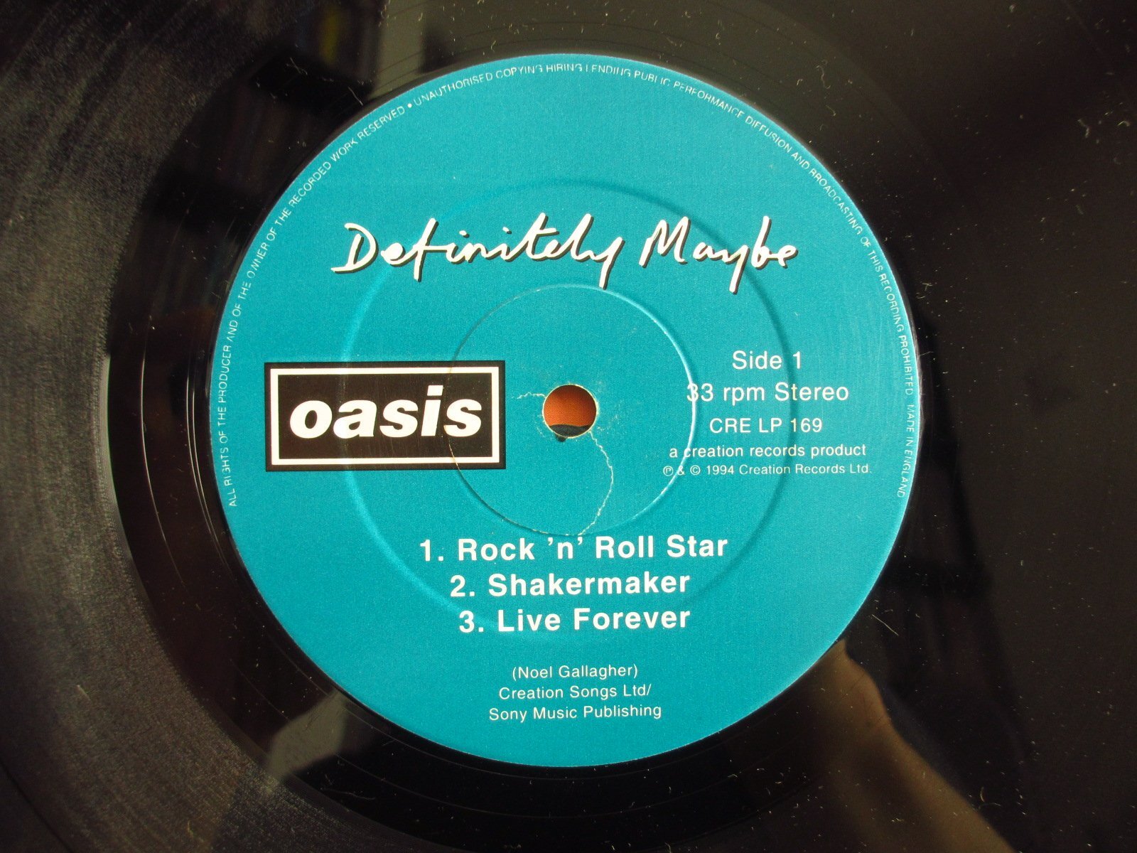 Oasis / Definitely Maybe - Guitar Records