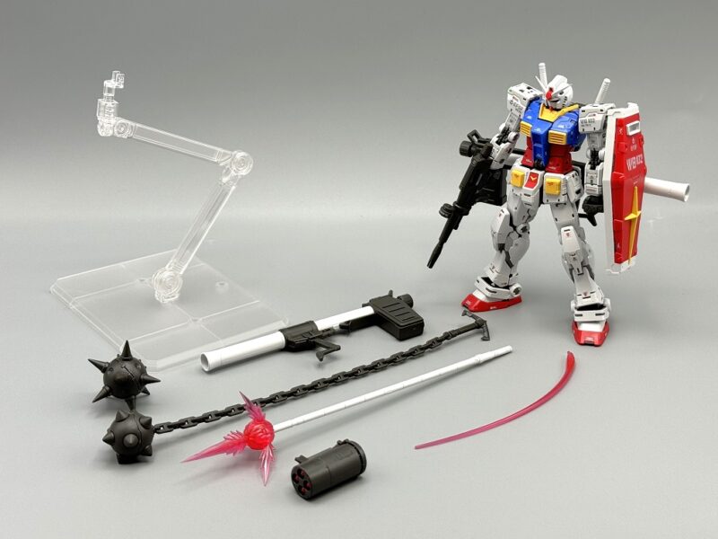 制作レポート＃29】RG 1/144 RX-78-2 ガンダム Ver.2.0用武器セット編